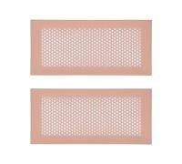 2pcs Silicone Baby Proof Vent Covers Against Creepy Crawlies for 11.8 X 5.5in Vents (Brown)