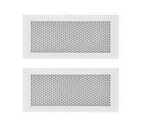 2pcs Silicone Baby Proof Vent Covers Against Creepy Crawlies for 11.8 X 5.5in Vents (White)
