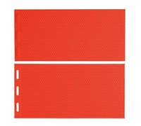 2pcs Silicone Beeswax Press Sheets, 37.5x21cm Beehive Wax Foundation Beeswax Embosser Machine 5.4mm Soft Press Sheet Mould Tools for Beekeeping Equipment Red