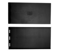 2pcs Silicone Beeswax Press Sheets, 43x23cm Beehive Wax Foundation Beeswax Embosser Machine 5.4mm Soft Press Sheet Mould Tools for Beekeeping Equipment Black