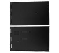 2pcs Silicone Beeswax Press Sheets, 45x28.5cm Beehive Wax Foundation Beeswax Embosser Machine 5.4mm Soft Press Sheet Mould Tools for Beekeeping Equipment Black