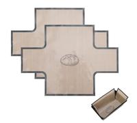 2pcs Silicone Bread Loaf Pan Liners, Nonstick Reusable Baking Mats for 9.5x5in/23x12.7cm or 1.5lb Loaf Pans Easy Clean & Heat Resistant for Sourdough Bread & Pastry Baking