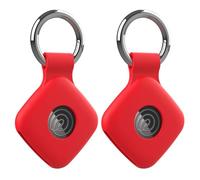 2PCS Silicone Case for Tile Mate 2024/2022 Tracker Soft Flexible Scratch Cover Holder Keychain Smart Tracer Cover Protective Cover