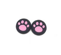 2PCS Silicone Cat Skull Thumb Grip Cap Gamepad Joystick Cover Case for Sony Playstation Dualshock 3/4 PS3 PS4 Slim Pro Xbox One 360 Controller (Cat Paw - Pink)