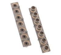 2pcs Silicone Conductive Rubber Part Key Contact Strip 7 Key