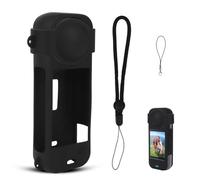 2pcs Silicone Cover Case Protector for Insta 360 x5, Precise Fit Silicone Protective Case with 2 Strap Camera Body & Lens Guard Accessories Essentials for Photography Enthusiasts Gift