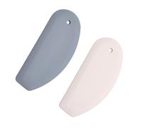 2Pcs Silicone Dough Scraper with Scale, Flexible Silicone Scraper Dough Cutter, Perfect for Bread, Pizza, Pastry & Cake Making, Essential Bread Making Tools for Home Bakers