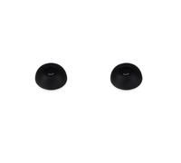 2pcs Silicone Ear Tips Fit For Sam-sung Galaxy Buds3 FE S/M/L In Ear Buds Earcup Sleeve (S black)