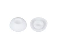 2pcs Silicone Ear Tips fit For Samsung Galaxy Buds3 FE Ear Tips Earcup Sleeve S/M/L In Ear Buds Earbud Replacement Accessories (L white)