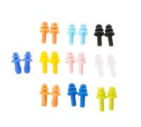 2pcs Silicone Earplugs for Travel Comfortable Ear Plugs Sleep Snoring Loud Noise Doorbell Cover Weatherproof Doorbell Cover Black Only Protective Box Only Box Black Protection Button Sun