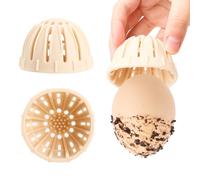 2pcs Silicone Egg Washer, Fresh Egg Washer, Reusable Fresh Egg Cleaner, Egg Rotating Cleaning Brush, High Efficiency Egg Washing Brush, Kitchen Cleaning Tools