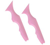 2pcs Silicone Eyeliner Template for Women, Eyelid Makeup Aid Tool | Pink Smooth Surface, Compact Design for Practice and Parties, Supports Lips and Brows with Easier Symmetry