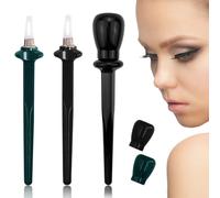 2PCS Silicone Eyeliner Tools,Reusable Eyeliner Brush,Waterproof Eyeliner Guide Tools,Eyeliner Guide Wand for Shaky Hands Tool Makeup Tool for Beginners