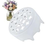 2PCS Silicone Flower Arranger Grid For Home | 8 * 8 * 4.2cm Reusable Silicone Flower Frog Grid Bouquet Holder, Ideal For Wedding Centre Pieces And Home Floral Displays