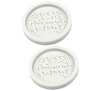 2pcs Silicone Fondant Mold for Chocolate Cake Decorating | Reusable White Baking Tool, Easy to Clean, Not Easy to Deform or Wear, for Biscuits and Mother's Day Parties