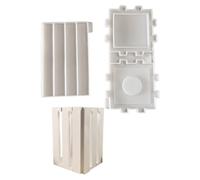 2pcs Silicone for Crafting Realistic Square Lamp Figurines Portable for Home and Office Decoration Daily Use Outdoor Gathering Decoration