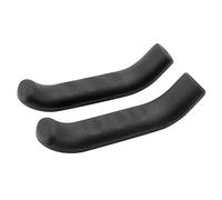 2Pcs Silicone Gel Bicycle Brake Lever Grips Protector Sleeves for MTB Mountain Road Bikes (Black)