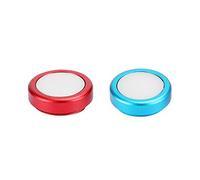 2PCS Silicone Gel Button Cap, Soft Silicone Thumb Grip Caps Replacement Joystick Cap, Protective Cover for Switch Game Controller Joystick (1 blue 1 red)