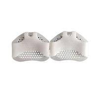 2PCS Silicone Gel Insoles Toe Separator Thumb Valgus Orthopaedic Foot Protector Bunion Adjuster Hallux Guard Feet(Wide-White)