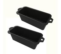 2Pcs Silicone Grease Cup Liners Grills Drip Pans Replacement Grease Catcher Reusable Drip Pans Liners Grills Part Enduring Tray