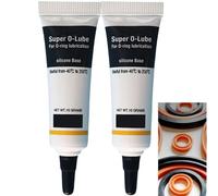 2pcs Silicone Grease for O-Rings,Silicone Grease Plumbing,Lubricant Plumbers Grease,Waterproof Silicone Faucet Lubricant,Plumbers Silicone Grease,Silicone O-Ring Lubricant,Plumbers Valve Grease
