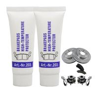 2PCS Silicone Grease - High Temperature, Copper & Brake Caliper Slider Pin Grease for O-Rings & Car Maintenance