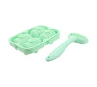 2pcs Silicone Ice Facial Roller with Cube Mold Puffiness | Hypoallergenic Food-grade Silicone, Hygienic Washable Design, Oil Control, for Makeup Prep and Commute Breaks