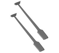 2PCS Silicone Jar Spatula, 14.2inch Dual Head Food Scraper Long Handle Blender Spatula Kitchen Stirring Scraper for Smoothies Blenders