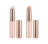 2pcs Silicone Lip and Concealer Makeup Brushes, Lip Mask Applicator Silicone Lip Brush with Cap Multifunctional Make Up Beauty Brush for Lipsticks, Lip Gloss, Lip Balm, Concealer and Nail