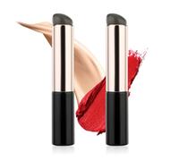 2pcs Silicone Lip And Concealer Makeup Brushes,Premium High Elastic Silicone Brush Set For Lip Balm, Lip Gloss, Lip Stick and Concealer