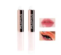 2PCS Silicone Lip Brush for Lipstick, Silicone Brush for Eyeshadow, High Elastic Lip Mask Applicator Lipstick Brush, Multi-Purpose Silicone Brush Makeup for Lip Gloss, Lip Applicator Reusable Lip Wand