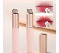2pcs Silicone Lip Brushes, Casbomy silicone lip brush, Mini Lip Scrub Brush, Portable korean concealer for Lip Balm, Lip Gloss, Lipstick, and Concealer - Comes with Dust Cap.