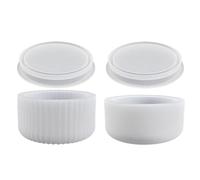 2Pcs Silicone Moulds Bowl Resin Jewelry Box Molds Candle Moulds Storage Epoxy Casting Mold Decorative Dish Containers for Jewelry DIY Gift Making Resin Casting Crafts Decoration