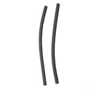 2PCS Silicone Oven Rack Edge Guards Heat Resistant Shelf Liners to Protect Hands from Burns When Using Kitchen Oven Racks (Grey)