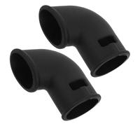 2pcs Silicone Pressure Cooker Steam Diverter Hose for Release Ports | Black Silicone Tube Accessory, Steam Direction Control, Easy Cleaning, for Kitchen Cooking and Air Fryers