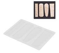 2Pcs Silicone Resin Molds, Barrette Silicone Hair Stick Making Geometric Pin Tools 2Pcs Barrette Hairpin (3 styles)