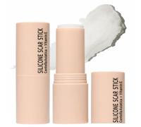 2pcs Silicone Scar Gel Stick,Silicone Scar Cream Stick for Acne & Stretch Marks,Gentle ScarCream for Scar Burns,Moisturizer Stick Infused with Centella Asiatica & Vitamin E,Fast Absorbing Silicone Gel