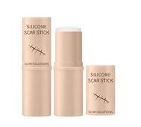 2Pcs Silicone Scar Stick,Contains 60% silicone Gentle on All Skin Types for Face and Body,Stick Applicator Manual Massage Suitable