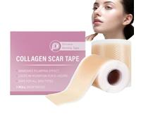 2pcs Silicone Scar Tape,Collagen Tape,Facial Fine Patch Concealer Patch Scar Roll, Reusable，Si/licone Scar Sheets&Strips，Suitable for Scars, Burns and Acne, Tattoo Cover Up Patch For Tattoos Scars (1)
