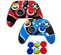 2pcs Silicone Skin Grip Cover for Xbox Series X/S Controller,Rubber Protector for Xbox Series X/S (6pcs Thumb Joystick Grips) (Series X/S-7)
