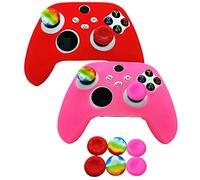 2pcs Silicone Skin Grip Cover for Xbox Series X/S Controller,Rubber Protector for Xbox Series X/S (6pcs Thumb Joystick Grips) (Series X/S-8)