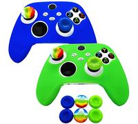 2pcs Silicone Skin Grip Cover for Xbox Series X/S Controller,Rubber Protector for Xbox Series X/S (6pcs Thumb Joystick Grips) (Series X/S-4)