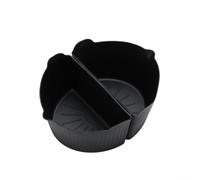 2pcs Silicone Slow Cooker Liners 6 Quart Non-Stick Divider Inserts, Dishwasher Safe Reusable Pot Separator for Crockpots, Instant-Pot, Home Kitchen(Black)