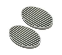 2pcs Silicone Soap Dish Basket with Slot Drain for Bathroom Sponge