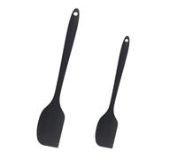 2Pcs Silicone Spatula, Heat-Resistant Kitchen Utensils Spatulas for Cooking, Non-Stick Rubber Small Wok Spatulas, One-Piece Seamless Design for Cooking, Baking and Mixing, Dishwasher Safe