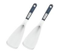 2PCS Silicone Spatula, Silicone Spatulas for Cooking, Spoons for Cooking & Serving, Heat-Resistant Silicones Kitchen Utensils, Essential Kitchen Tools for Universal Use for Non-Stick Cookware, Gray