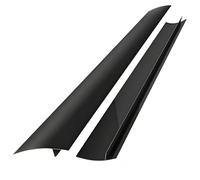 2Pcs Silicone Stove Counter Gap Covers Heat Resistant 21"/25" Trimable Cooker Oven Side Gap Filler Strip Seals Easy to Clean (25 Inches)