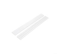 2Pcs Silicone Stove Gap Covers, Designed to Securely Fit Between Stove and Counter, Easy Maintenance (White)