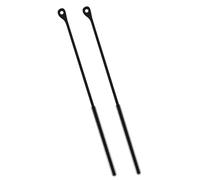 2pcs Silicone Straw Cleaner Brush, Extra Long Reusable Straw Brush, Pipe Cleaner Travel Drinking Bottle Lid Cleaning Tool for Metal Glass Straws, Black