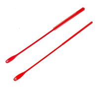 2Pcs Silicone Straw Cleaner Brushes， 9.25in Extra Long Reusable Straw Brush for Stanley, Metal, Glass Straws, Non-slip Handle Soft and Bendable,Cleaning Tool for Narrow Neck Containers,6mm+8mm